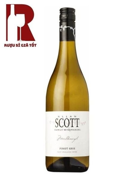 Rượu Vang New Zealand Trắng Allan Scott Pinot Gris