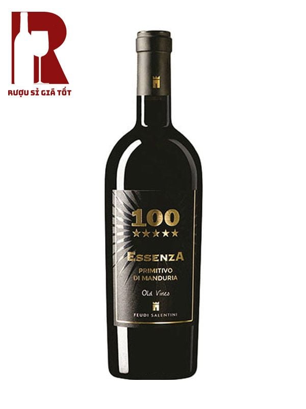 Rượu Vang Ý Đỏ 100 Essenza Primitivo Manduria