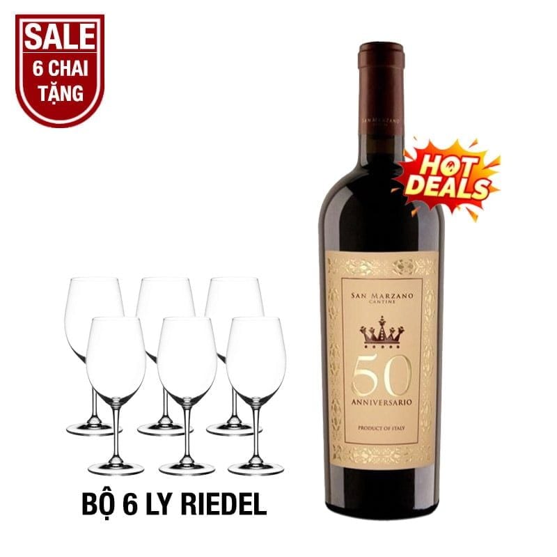 Rượu Vang Ý Đỏ 50 Anniversario Cuvee Cinquantenario