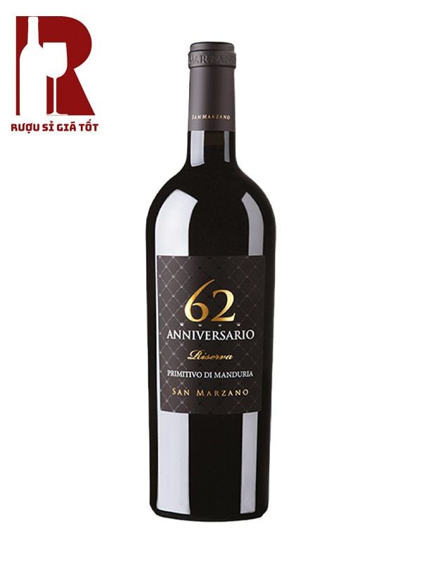 Rượu Vang Ý Đỏ 62 Anniversario Primitivo Di Manduria