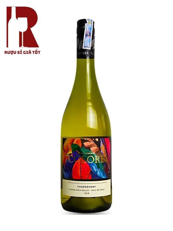 Rượu Vang Chile Trắng 7Colores Chardonnay