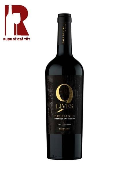 Rượu Vang Chile Đỏ 9 Lives Delirious Cabernet Sauvignon