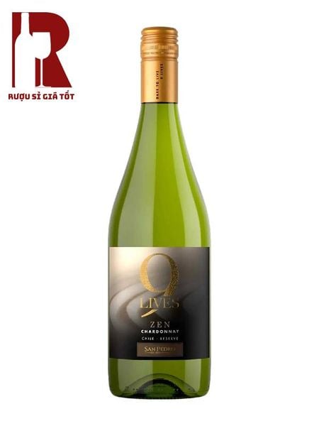Rượu Vang Chile Trắng 9 Lives Zen Chardonnay