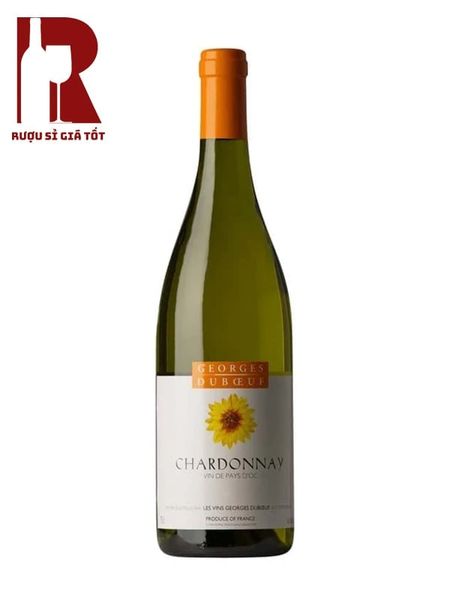 Rượu Vang Pháp Trắng Georges Duboeuf Flower Collection Chardonnay