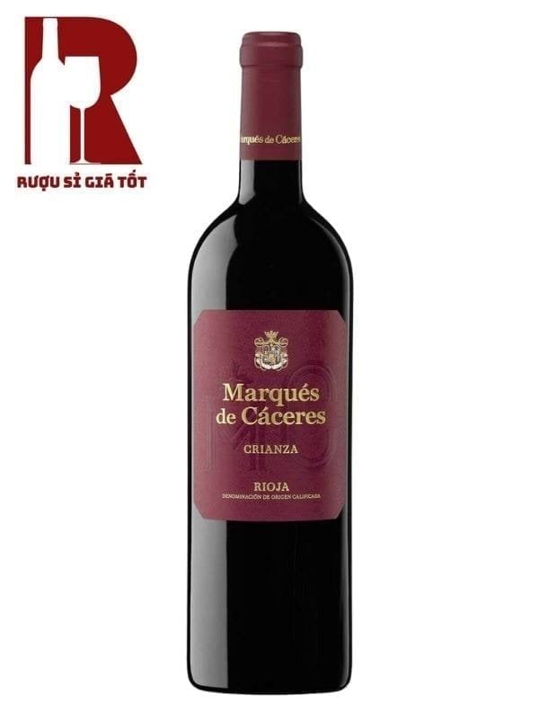 Rượu Vang Tây Ban Nha Đỏ Marques de Caceres Crianza Rioja
