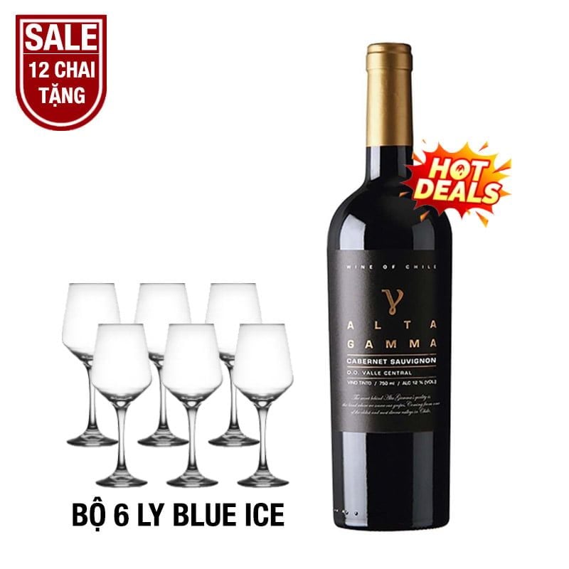 Rượu Vang Chile Đỏ Alta Gamma Cabernet Sauvignon