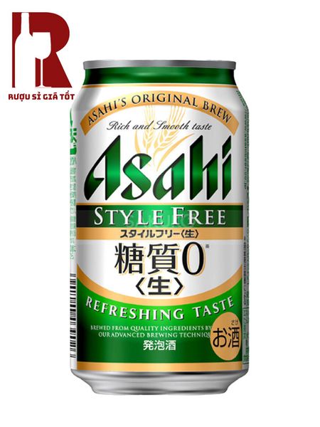 Bia Nhật Asahi Style Free Không Đường
