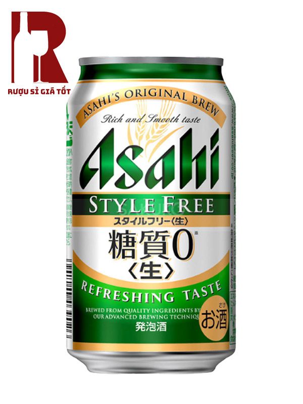 Bia Nhật Asahi Style Free Không Đường