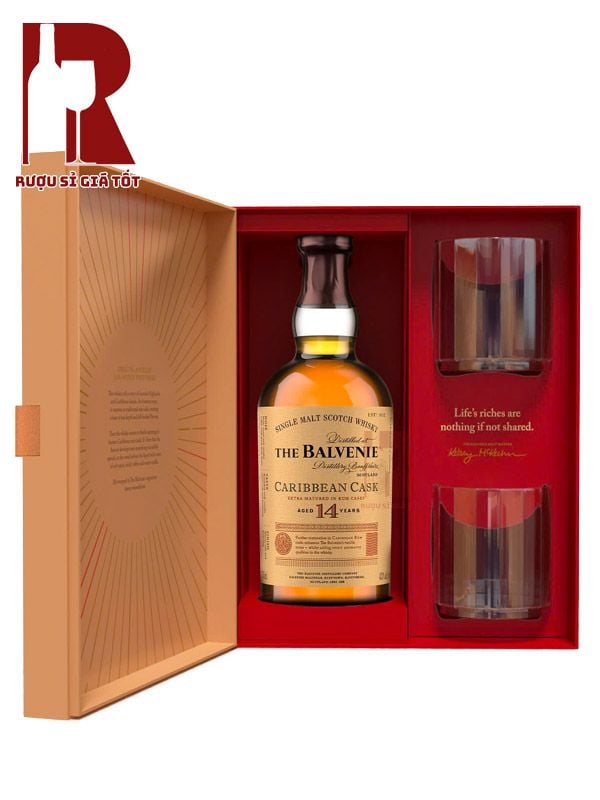 Rượu Balvenie 14 Năm - Hộp Quà Tết 2026