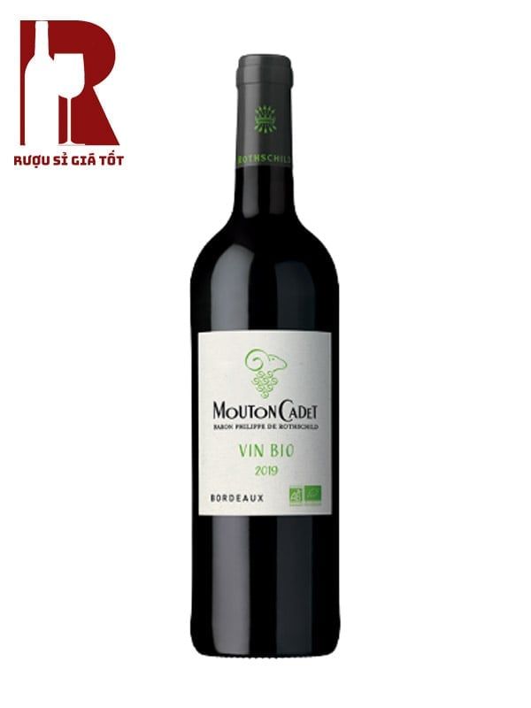 Rượu Vang Pháp Đỏ Baron Philippe de Rothschild Mouton Cadet Bordeaux Organic