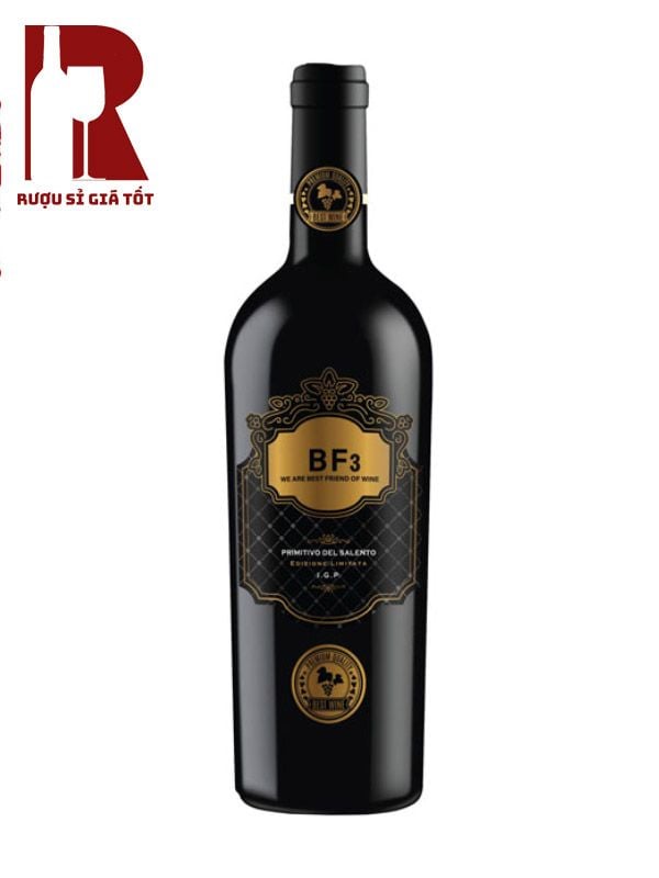 Rượu Vang Ý Đỏ BF3 Primitivo Del Salento IGP