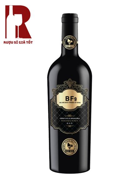 Rượu Vang Ý Đỏ BF9 Primitivo Del Salento DOP