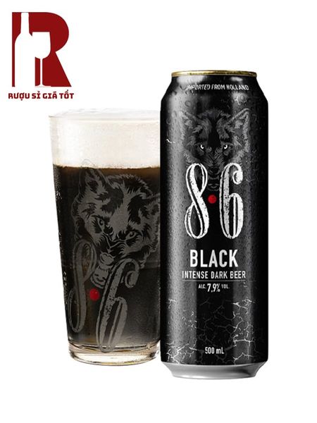 Bia Hà Lan Sói 8.6 Black 7.9% Giá Rẻ