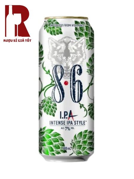 Bia Hà Lan Sói 8.6 I.P.A 7% Giá Rẻ