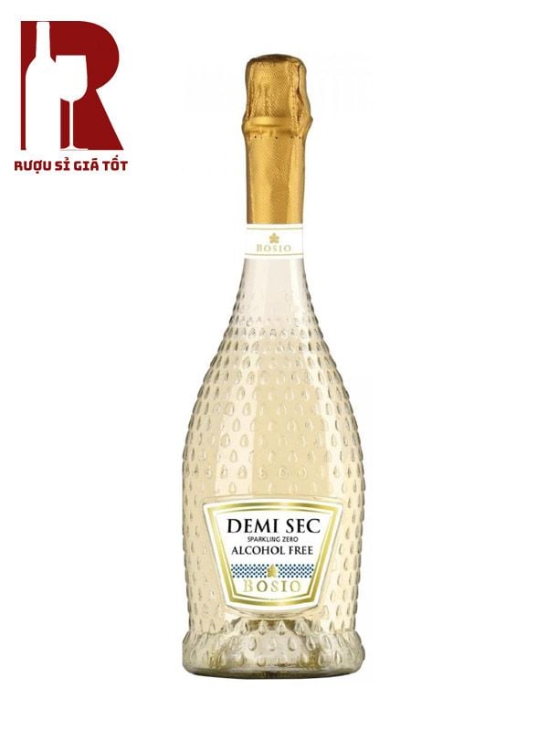 Rượu Vang Nổ Không Cồn Bosio Demi Sec Alcohol Free