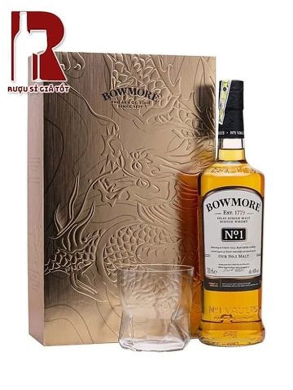 Rượu Bowmore No.1 - Hộp Quà Tết