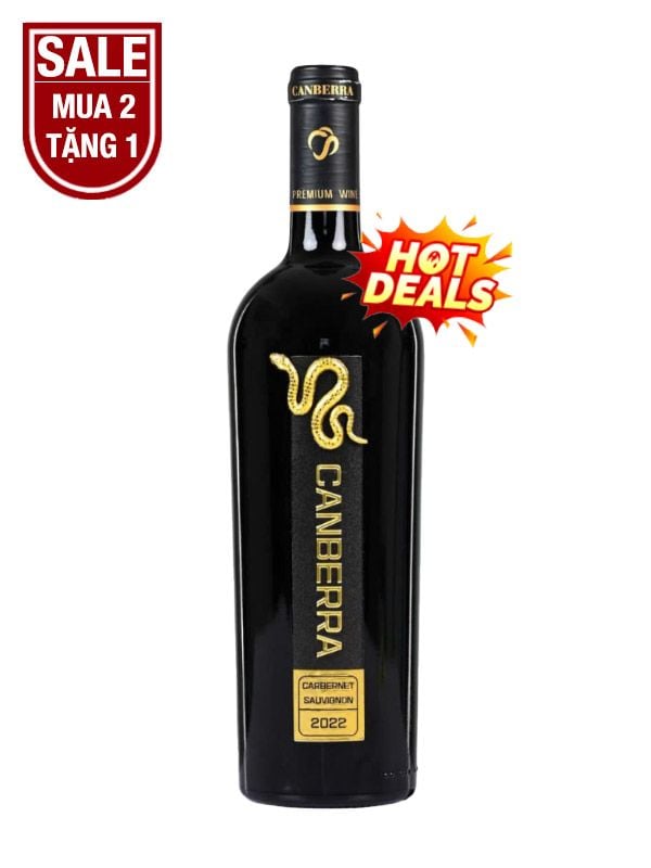 Rượu Vang Úc Đỏ Con Rắn Canberra Cabernet Sauvignon