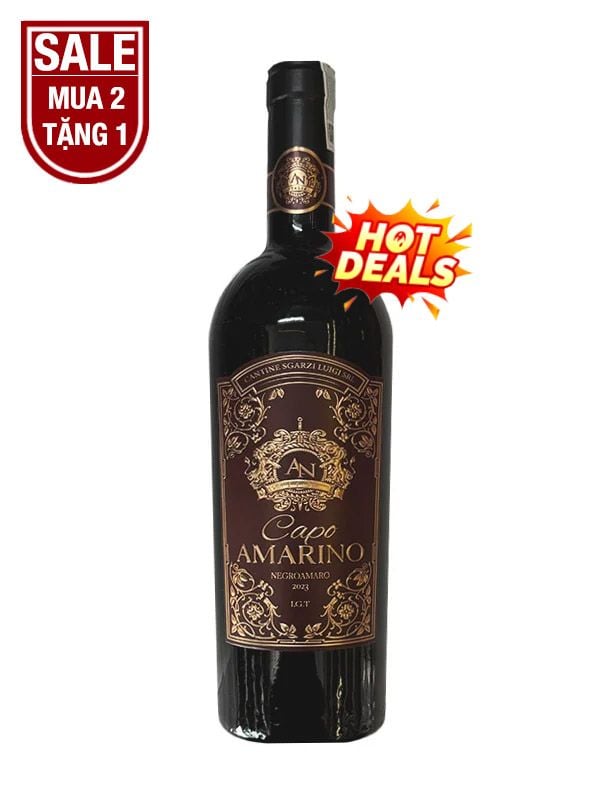 Rượu Vang Ý Đỏ Capo Amarino Negroamaro IGT
