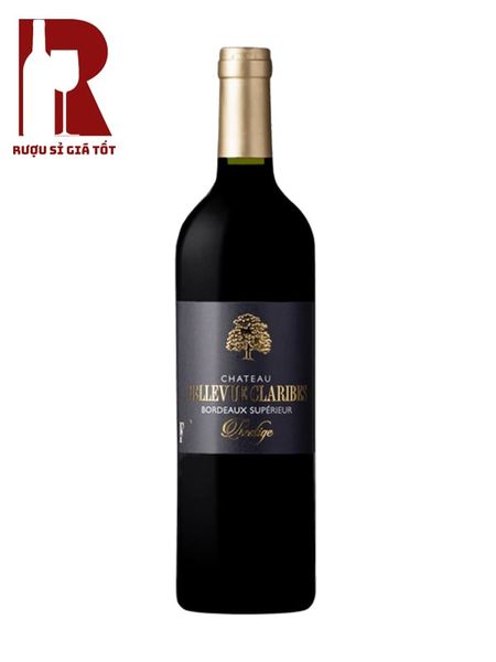 Rượu Vang Pháp Đỏ Château Bellevue Claribés Prestige Bordeaux Supérieur