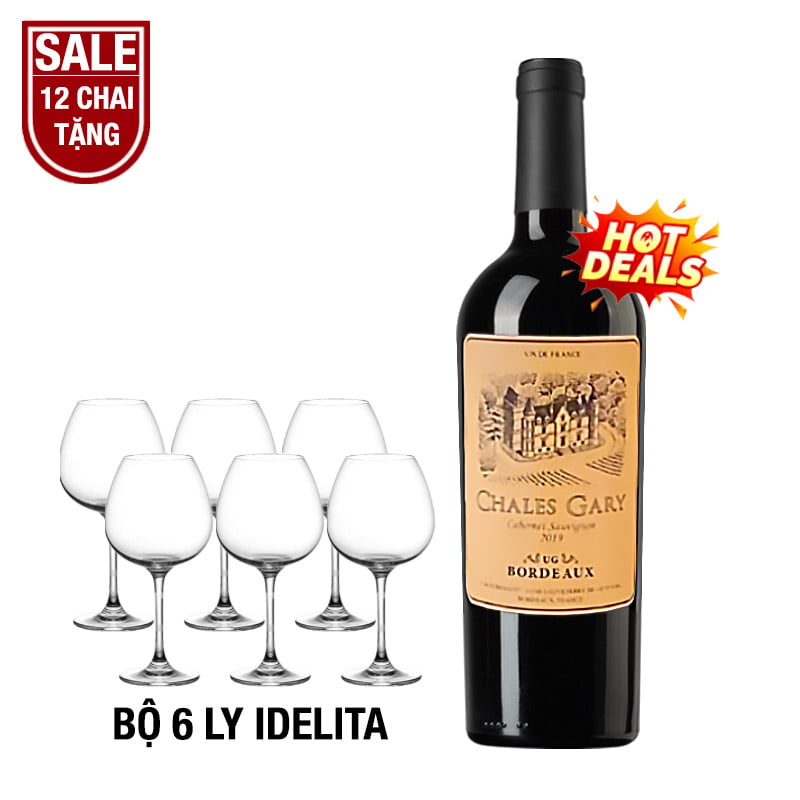 Rượu vang Pháp Chales Gary Cabernet Sauvignon