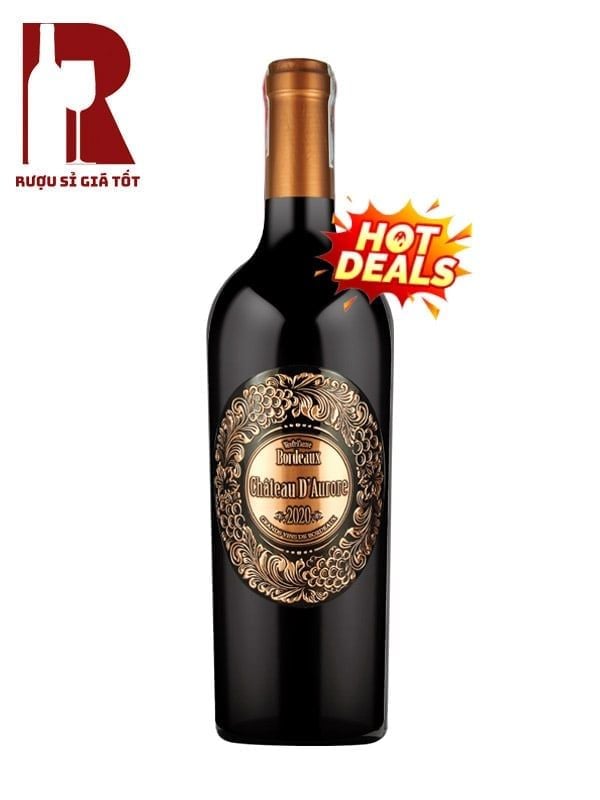 Rượu Vang Pháp Đỏ Château D'Aurore Metal Label
