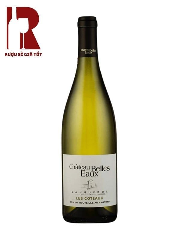 Rượu Vang Pháp Trắng Chateau Belles Eaux Languedoc Les Coteaux