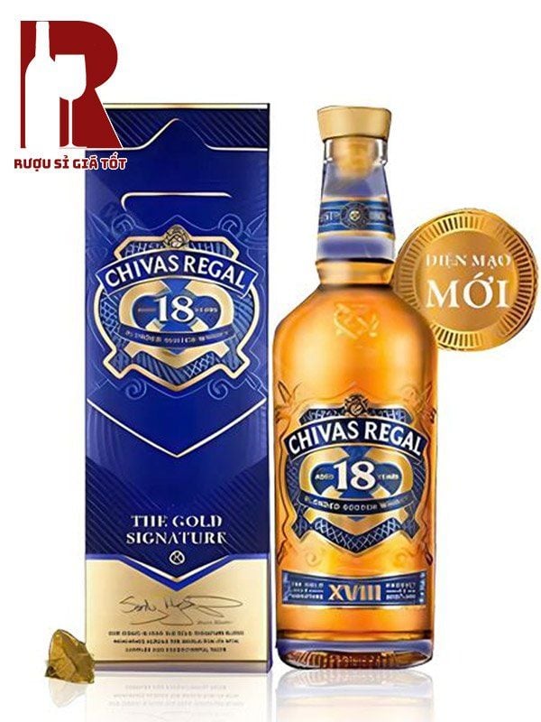 Rượu Chivas Regal 18 Gold Signature Mới