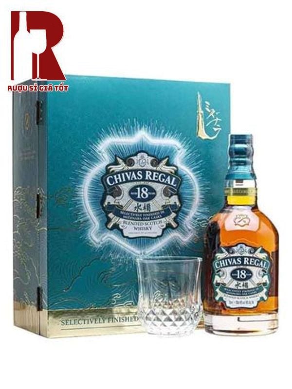 Rượu Chivas Regal 18 Năm Mizunara - Hộp Quà Tết 2026