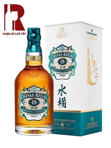Rượu Chivas Regal 18 Mizunara - Trắng