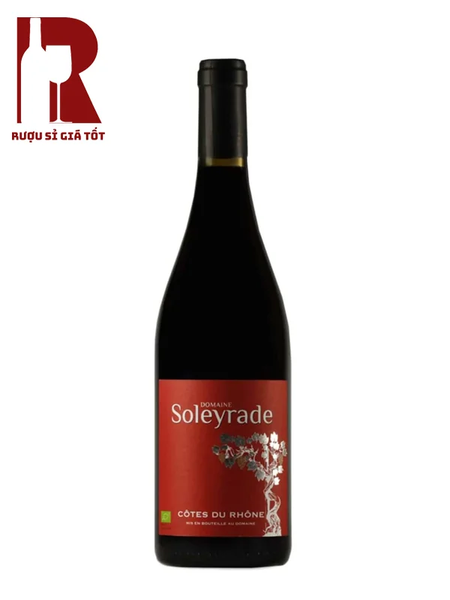 Rượu Vang Pháp Đỏ Cotes du Rhone Rouge Domaine Soleyrade