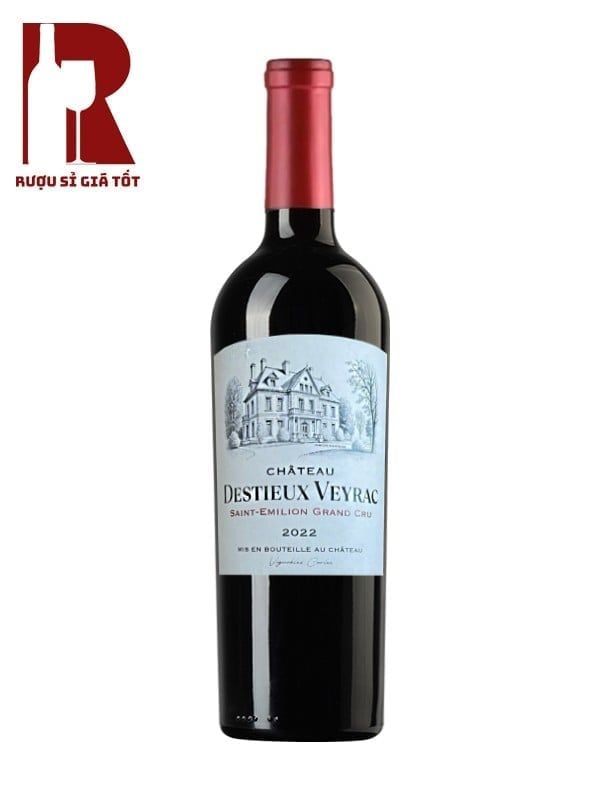 Rượu Vang Pháp Đỏ Chateau Destieux Veyrac Saint Emilion Grand Cru