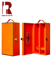 Hộp Da Đựng Rượu Quai Xách Nằm Ngang