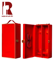 Hộp Da Đựng Rượu Quai Xách Nằm Ngang