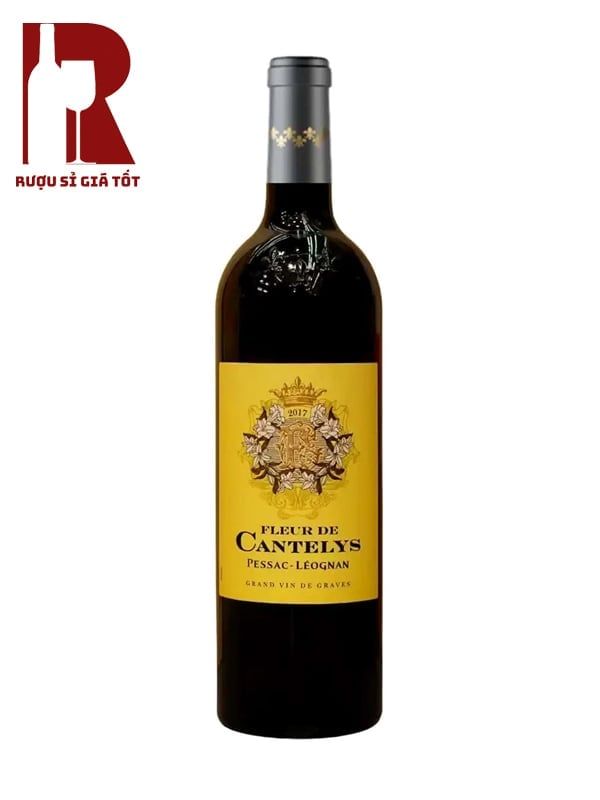 Rượu Vang Pháp Đỏ Fleur De Cantelys Pessac-Léognan Rouge (Có Hộp Quà)