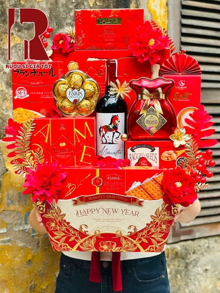 Giỏ Quà Tặng Rượu Vang Nhập Khẩu