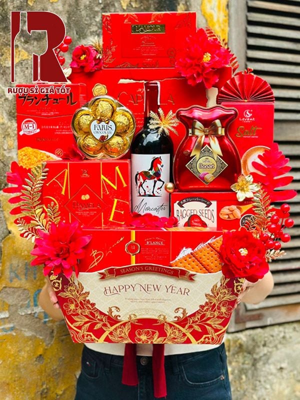 Giỏ Quà Tặng Rượu Vang Nhập Khẩu