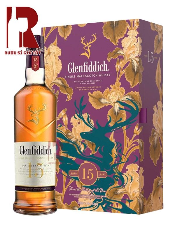 Rượu Glenfiddich 15 Năm - Hộp Quà Tết 2026