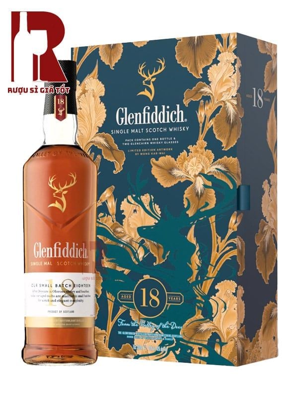 Rượu Glenfiddich 18 Năm - Hộp Quà Tết 2026