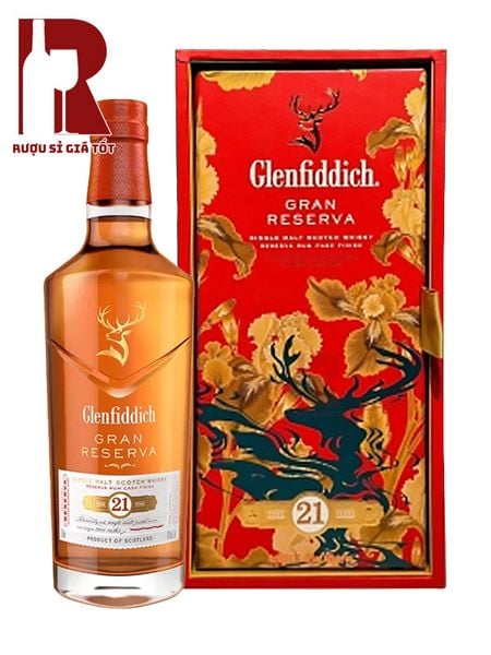 Rượu Glenfiddich 21 Năm - Hộp Quà Tết 2026