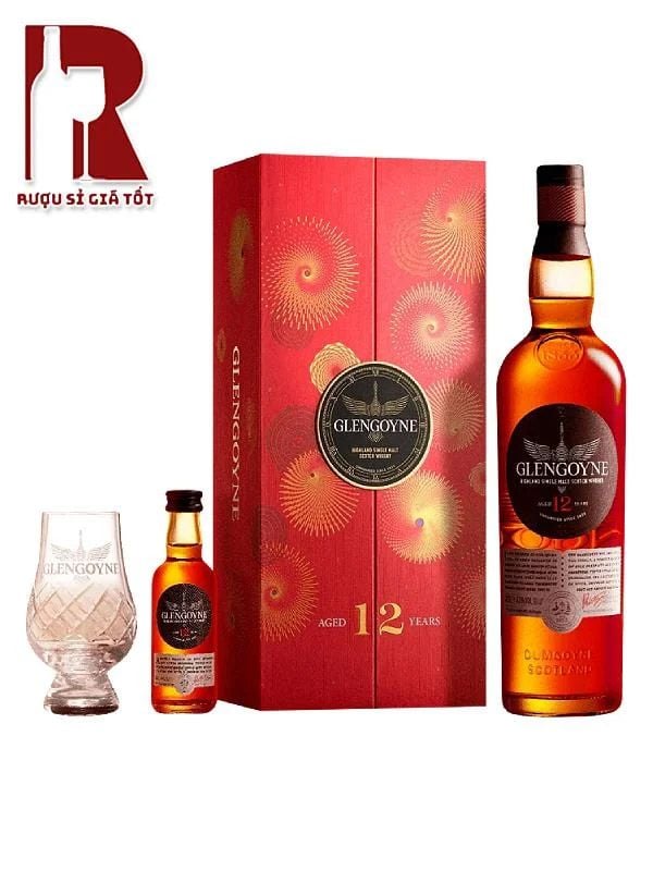 Rượu Whisky Glengoyne 12 Năm - Hộp Quà Tết