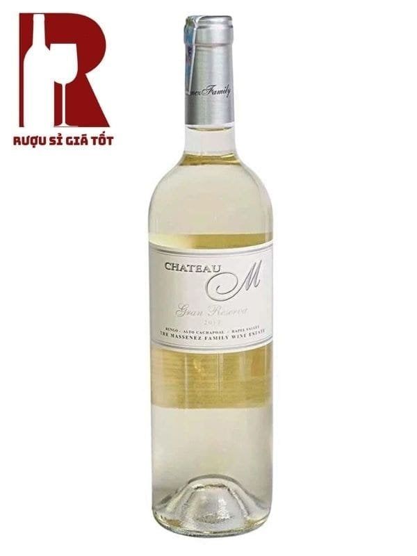 Rượu Vang Chile Trắng Chateau M Gran Reserva Sauvignon Blanc