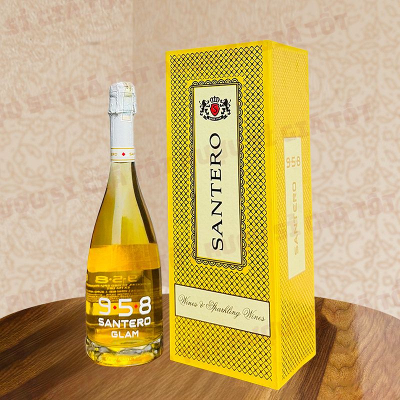 Rượu Vang Nổ 958 Santero Glam Gold