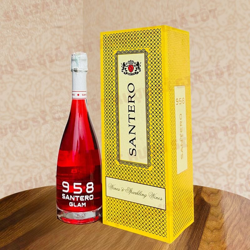 Rượu Vang Nổ 958 Santero Glam Red