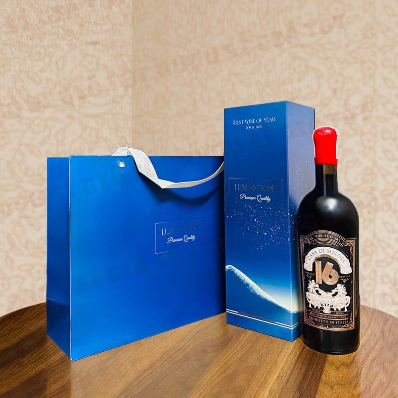 Hộp Quà Rượu Vang Casa Di Melosa 16 Độ