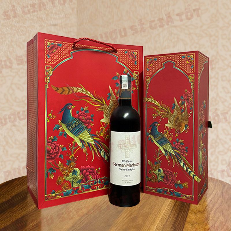 Hộp Quà Rượu Vang Pháp Chateau German Marbuzet
