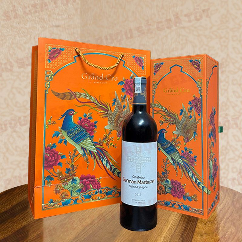 Hộp Quà Rượu Vang Pháp Chateau German Marbuzet