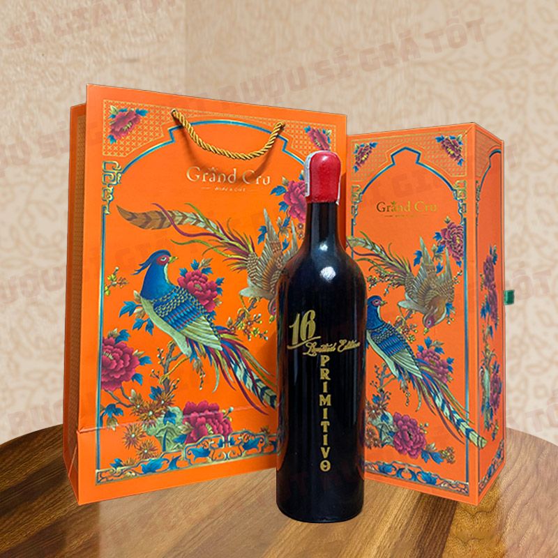 Hộp Quà Rượu Vang 16 Limited Edition Primitivo