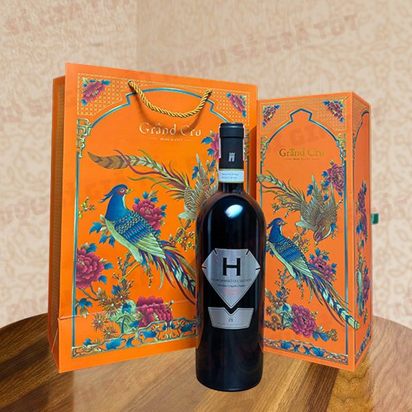 Hộp Quà Rượu Vang H Silver Negroamaro Salento