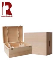 Hộp Gỗ Đựng Rượu Vang 6 Chai