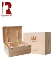 Hộp Gỗ Đựng Rượu Vang 6 Chai